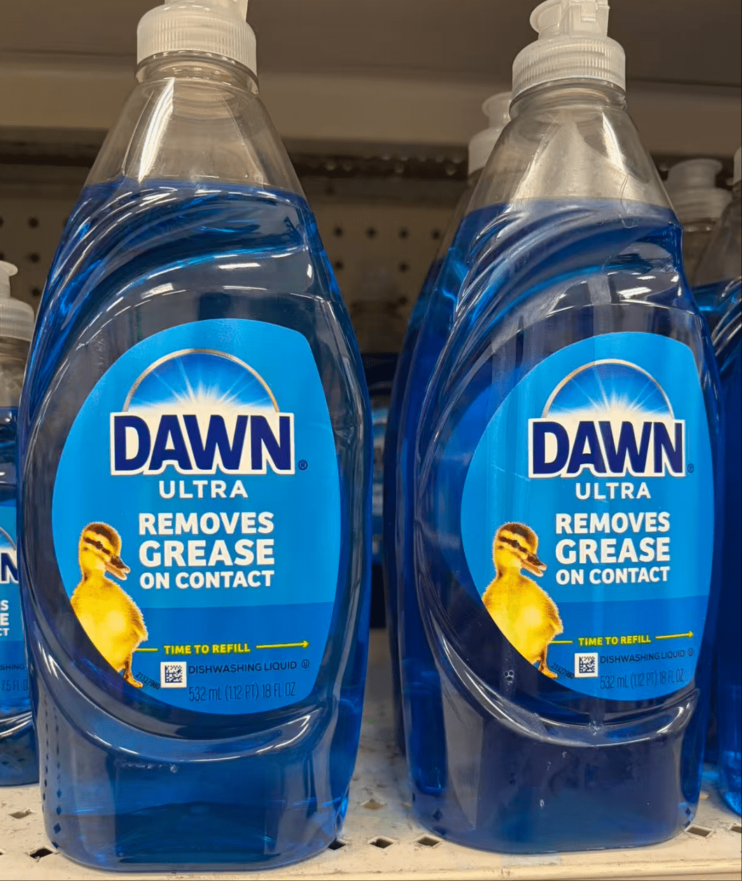 Dawn Dish Soap 2 Pack 18 fl oz Bigger Size, Original Scent Dishwashing Liquid Soap for Grease Cutting, Hand Gentle Formula, Value Bundle for Kitchen Cleaning