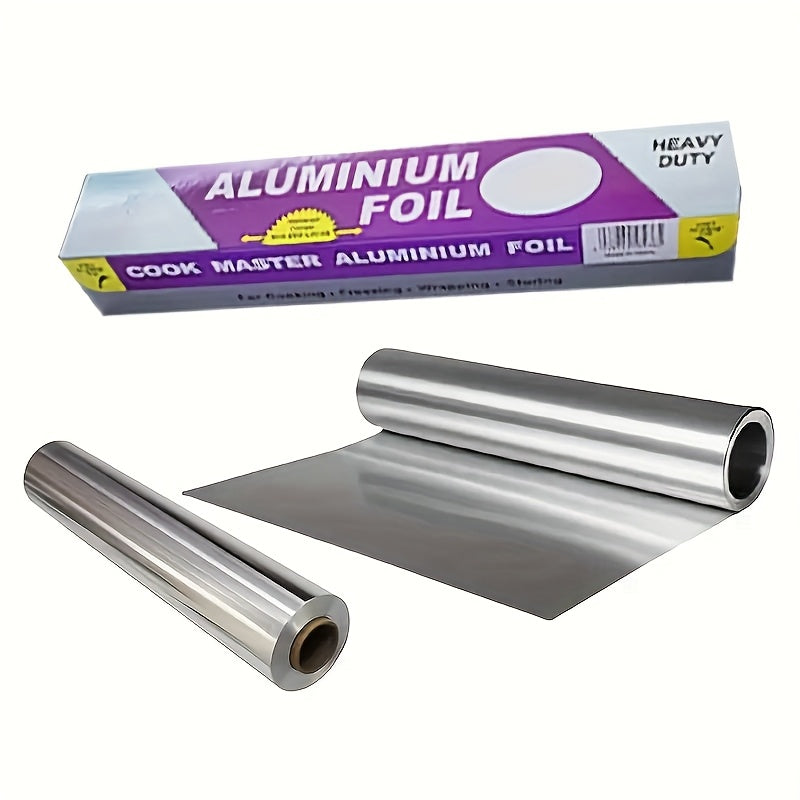 Extra Long Aluminum Foil Roll 787 Inch Heavy Duty Tin Foil for Cooking, Baking, Grilling & BBQ - Heat Resistant, Waterproof & Oil-Proof Kitchen Foil Wrap, Disposable Aluminum Foil for Oven Picnic Camping