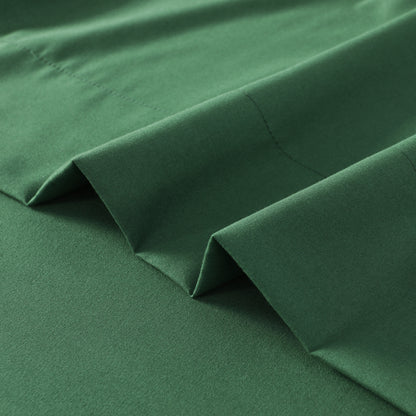 Microfiber Bed Sheets Set 6 Piece Hotel Grade 18" Deep Pocket, Breathable Soft Bedding Twin Full Queen King, 100 GSM All-Season Comfort, Machine Washable Fitted Sheet Flat Sheet Pillowcases, 12 Colors