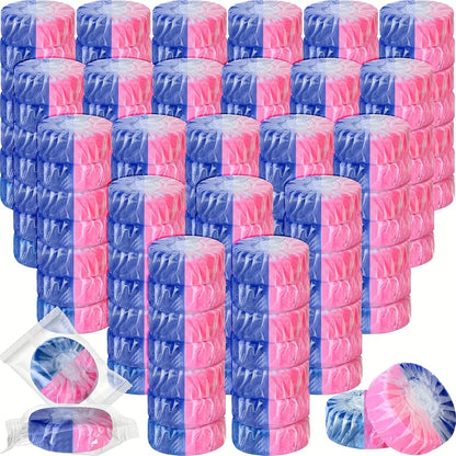 Toilet Bowl Cleaner Tablets for Tank – Blue & Pink Bubbles, Automatic Bathroom Toilet Tank Cleaner, Strong Detergent, Fresh Pine Scent, 12/18/24/36/48 Pack