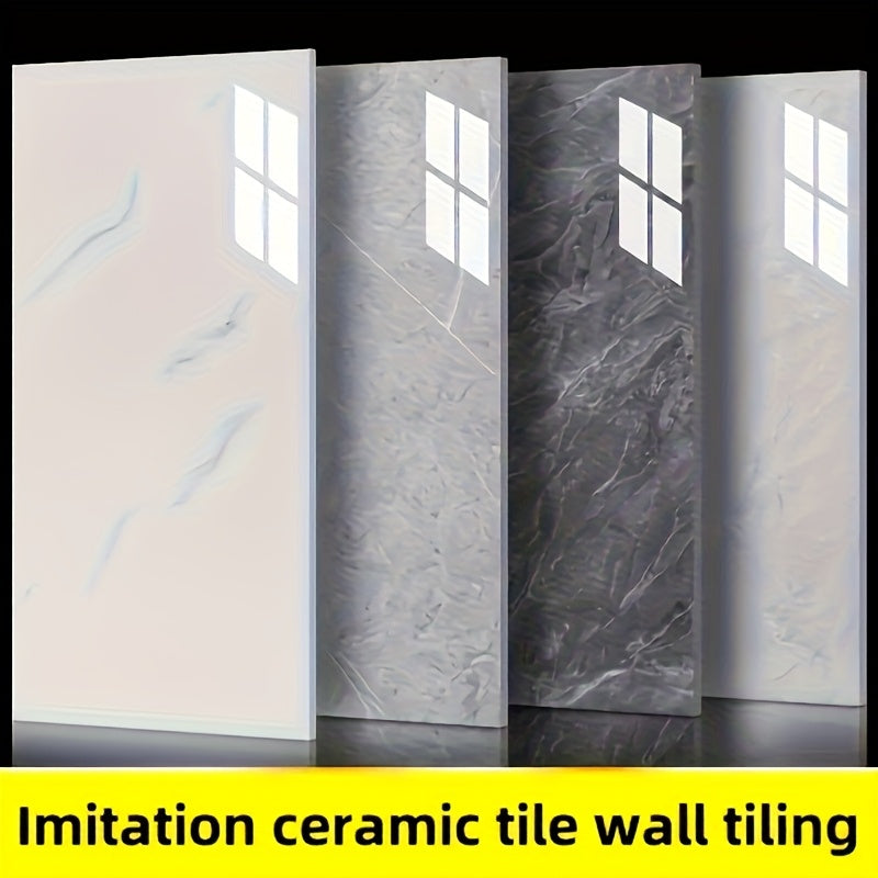 Peel and Stick Marble Tile Wall Panels 20/40 Pack – Self-Adhesive Waterproof Removable Wall Stickers 23.62x11.81 Inch for Kitchen Backsplash Bathroom Living Room Office, Easy Install Home Decor