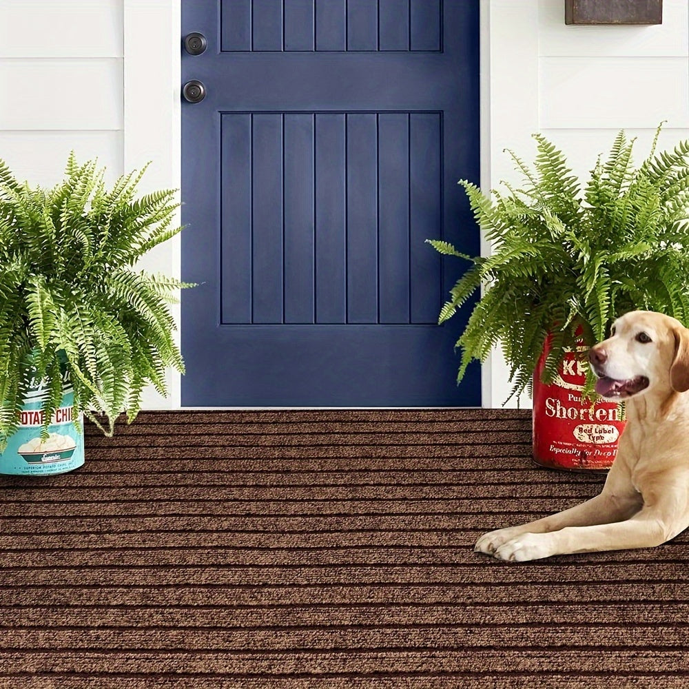 Runner Rug Non-Slip Kitchen Mat with Rubber Backing 1800G Heavy Duty Washable Indoor Outdoor Area Rug for Kitchen Entryway Hallway Laundry Room Balcony – Deep Grey Black Red Katose 2x5 2x8 2x16 Ft
