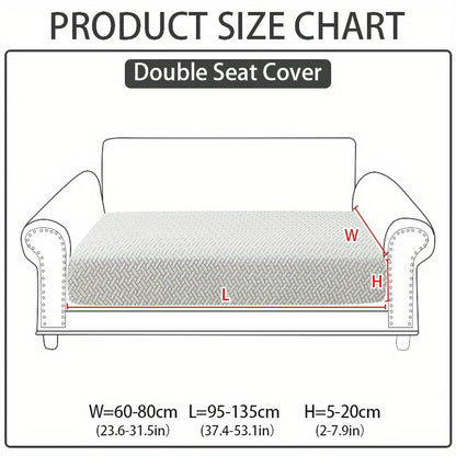 Stretch Jacquard Sofa Cover Non-Slip Elastic Furniture Protector for 1 2 3 4 Seater & L-Shaped Sectional Sofa – Wear-Resistant Polyester Slipcover, Machine Washable, Living Room Bedroom, 5 Colors