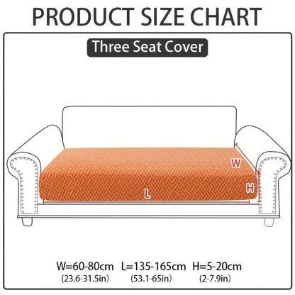 Stretch Jacquard Sofa Cover Non-Slip Elastic Furniture Protector for 1 2 3 4 Seater & L-Shaped Sectional Sofa – Wear-Resistant Polyester Slipcover, Machine Washable, Living Room Bedroom, 5 Colors