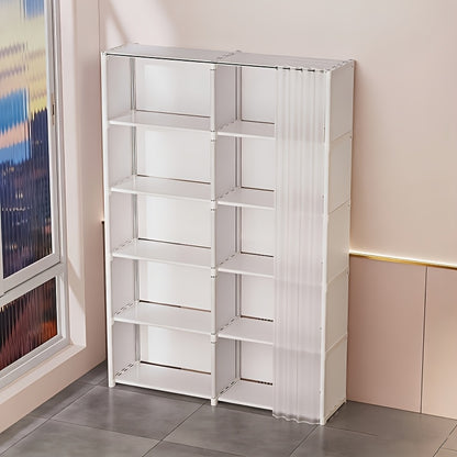 6-Tier Multi-Purpose Storage Rack 15.75 Inch Dust-Proof Shelving Unit Easy Assembly Organizer for Clothes, Books & Miscellaneous – Utility Shelf for Office, Bedroom, Living Room, Classroom & Dorm