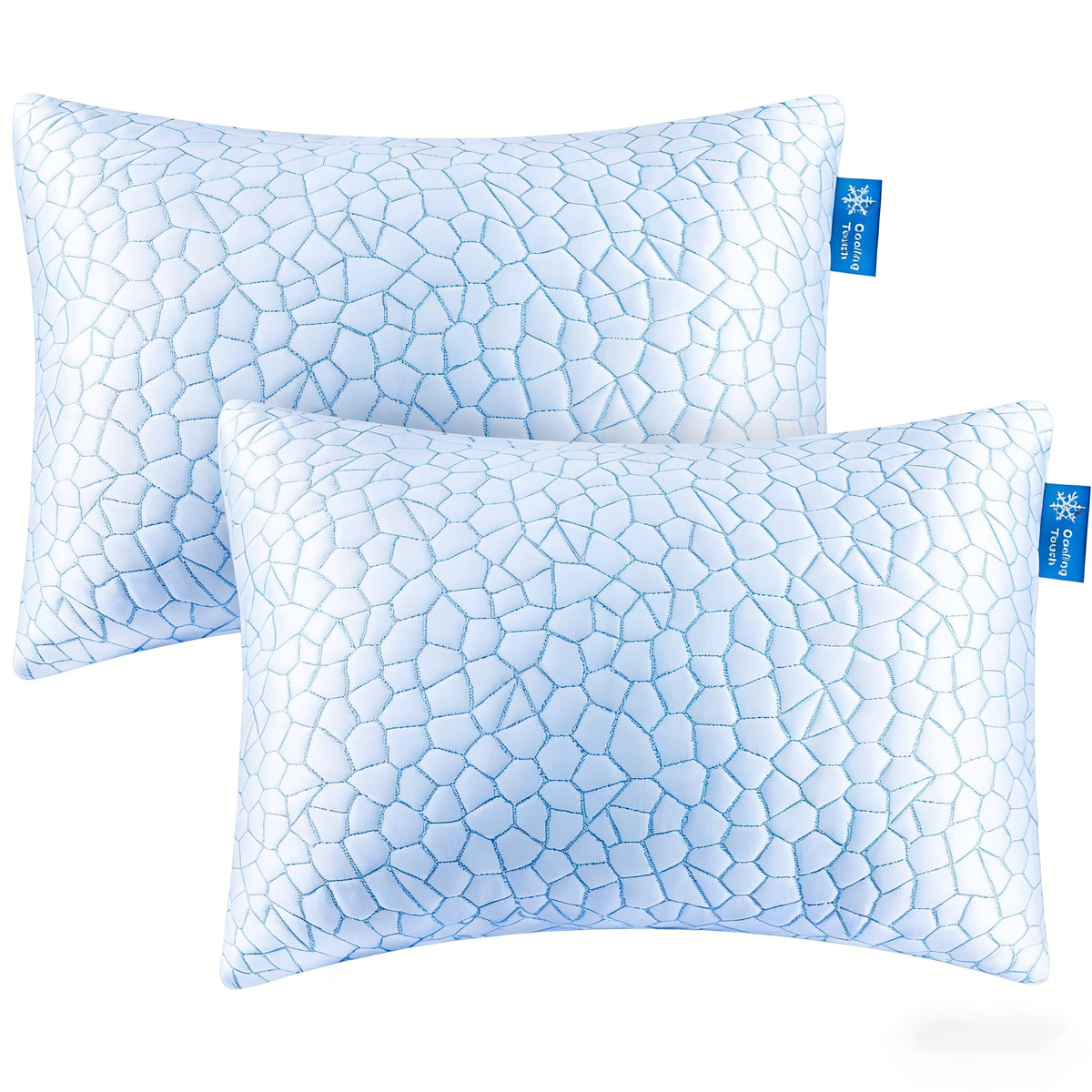 Gusseted Down Alternative Bed Pillows 2 or 4 Pack Standard Queen King Size Supportive Breathable Hotel Luxury Sleep Pillow for Side Stomach Back Sleepers Multiple Colors