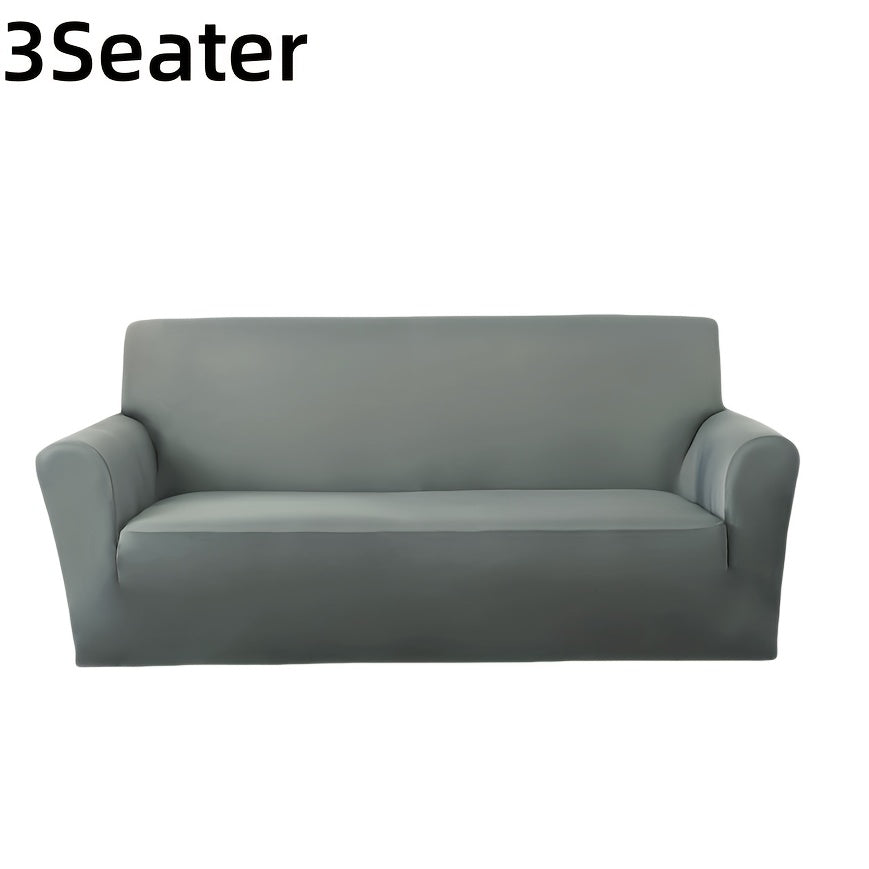 Sofa Cover Elastic Non-Slip Stretch Couch Slipcover for 1 2 3 4 Seater – Cat Scratch Resistant, Breathable Fabric, Fits Living Room, Bedroom & Office – Grey, Black, Red, Navy, Coffee