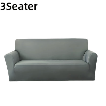 Sofa Cover Elastic Non-Slip Stretch Couch Slipcover for 1 2 3 4 Seater – Cat Scratch Resistant, Breathable Fabric, Fits Living Room, Bedroom & Office – Grey, Black, Red, Navy, Coffee