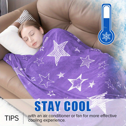 Cooling Blanket for Hot Sleepers Double Layer Cool Touch Summer Throw Lightweight Breathable Blanket for Bed Couch Sofa RV Travel Warm Nights Multiple Colors Sizes 50x70 60x90 90x90 108x90