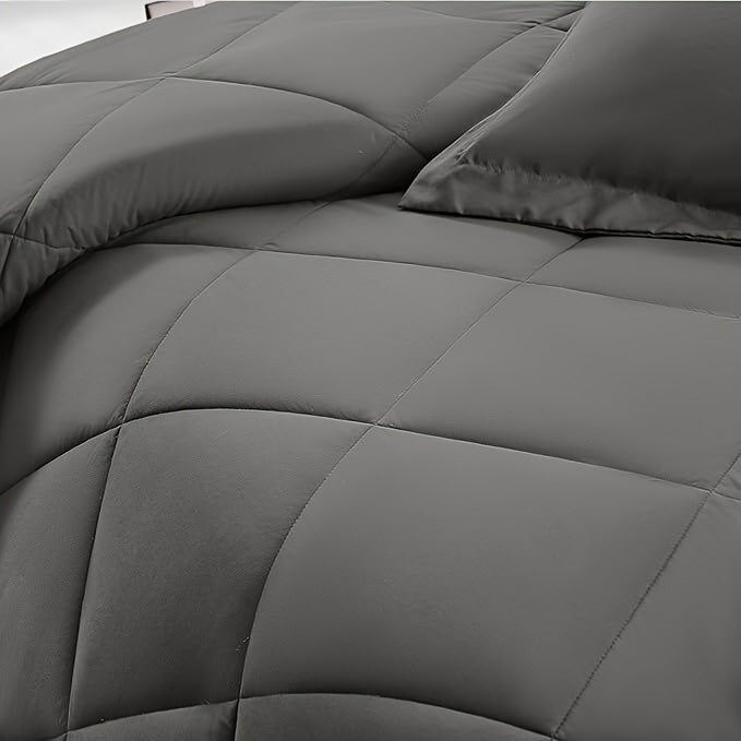 7-Piece Comforter Set Bed in a Bag - Soft Microfiber Down Alternative Comforter with Sheets Pillow Shams All Season Bedding Set Full Queen King, Multiple Colors
