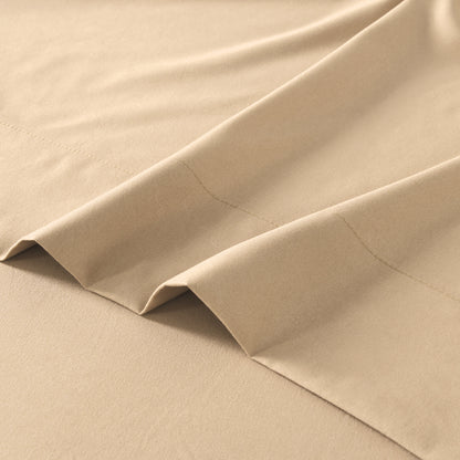 Microfiber Bed Sheets Set 6 Piece Hotel Grade 18" Deep Pocket, Breathable Soft Bedding Twin Full Queen King, 100 GSM All-Season Comfort, Machine Washable Fitted Sheet Flat Sheet Pillowcases, 12 Colors