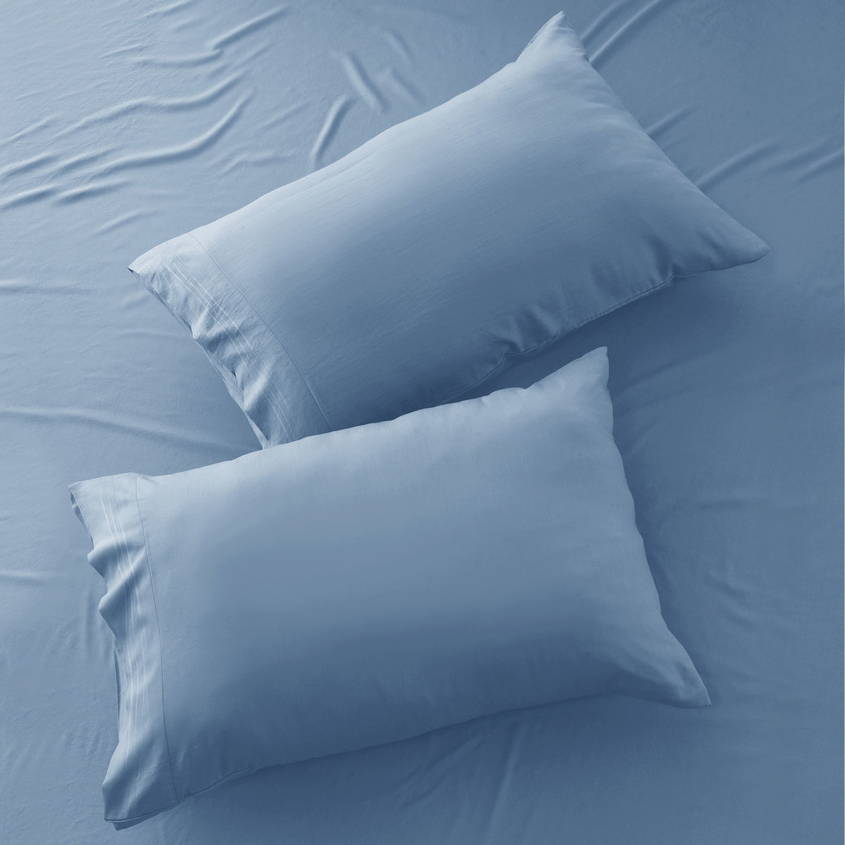 Soft Microfiber Bed Sheet Set 4-Piece 1800 Series 16 Inch Deep Pocket Hotel Luxury Cooling Sheets with Embroidered Pillowcases, Fade & Shrink Resistant, Twin to Cal King, 20 Colors
