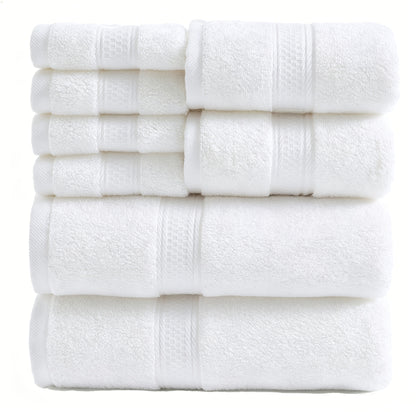 Towel Set 8 Piece & 16 Piece – Soft Absorbent Bath Towels, Hand Towels & Washcloths | Quick Dry Thickened Bathroom Towels for Home Hotel Spa | 12 Colors