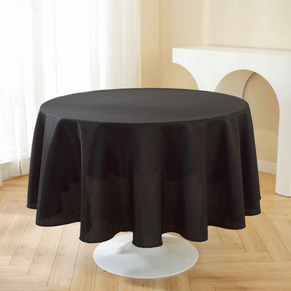 Round Tablecloth 10 Pack Wrinkle-Resistant Polyester Fabric Table Cover for Wedding Party Banquet Restaurant Home, Washable Reusable Round Table Cloth 60 70 90 108 120 Inch Multiple Colors