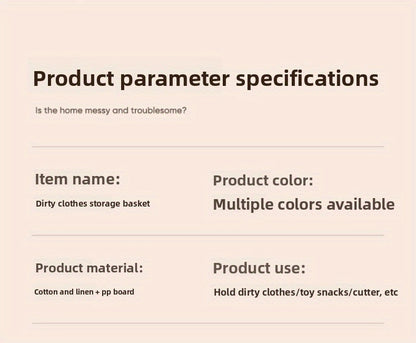 Foldable Wall Mounted Laundry Hamper Oxford Cloth with Lid Space Saving Collapsible Clothes Storage Basket Bedroom Bathroom Living Room Large 22x15 Inch Gray
