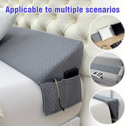 Bed Gap Filler Mattress Wedge Pillow for Headboard - Close 0-7" Gap Between Mattress and Wall, Bed Wedge Backrest Support Pillow Twin Full Queen King 8 Colors