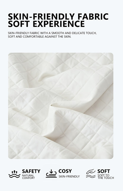 Waterproof Mattress Protector 2-Pack Non-Slip Deep Pocket Mattress Cover Bed Bug Proof Breathable Quilted Bedspread Twin Full Queen King Bedroom Guest Room
