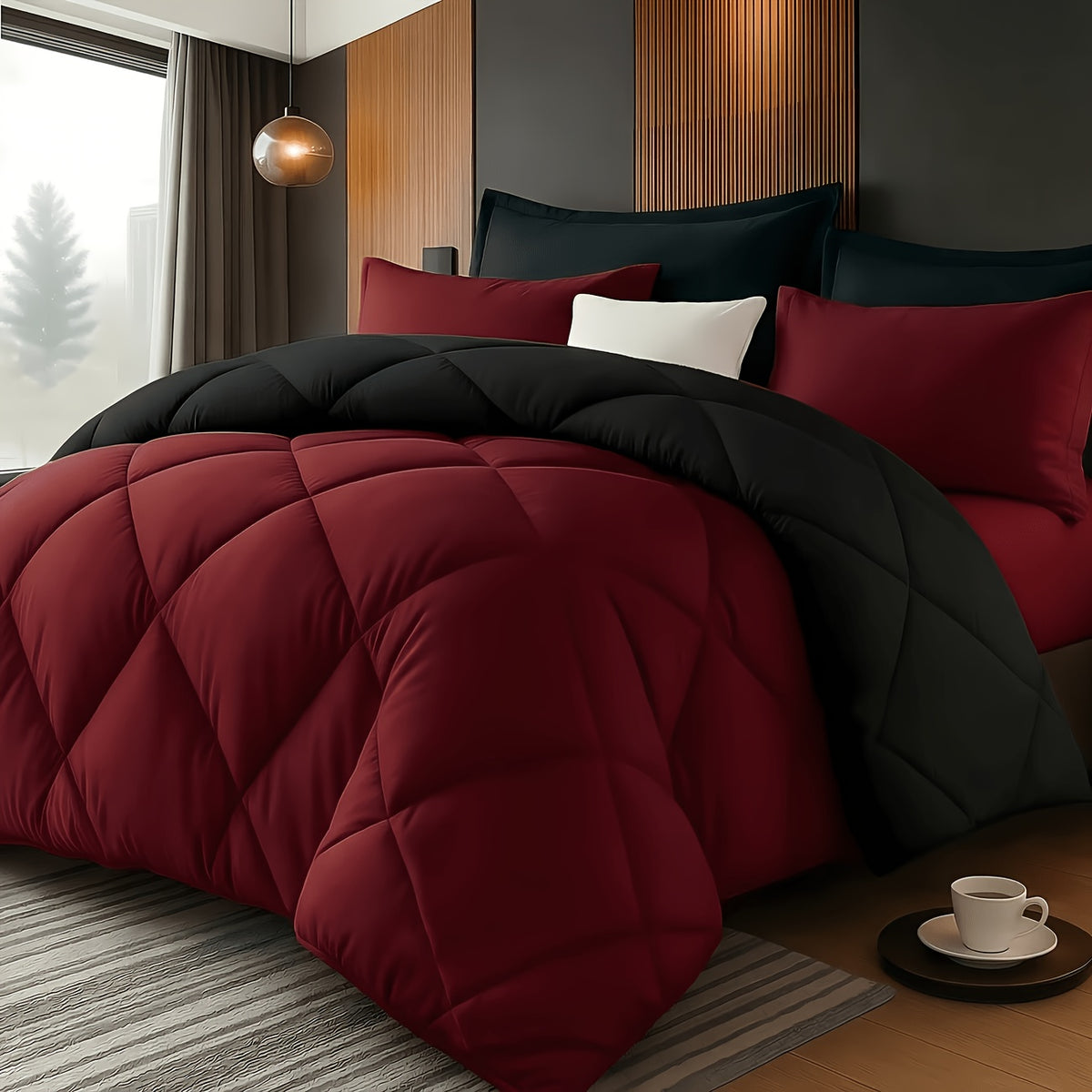 Thin Quilt Bedding Set with Pillowcases Lightweight Breathable Summer Comforter Solid Color Bed Quilt Twin Full Queen King Size Soft Fiber Filled Blanket for Bedroom