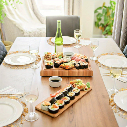 Gold Round Disposable Placemats Doilies 50 or 100 Pack, Decorative Golden Foil Mesh Pressed Table Doilies for Dining Table Wedding Party Holiday Home Decor, Thin Mesh Table Pad Charger Liner
