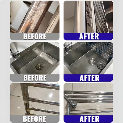 Metal Polishing Compound Paste – Professional Restoration Cream for Stainless Steel Kitchen Appliances Oven Range Hood Chrome Aluminum Surface Polish