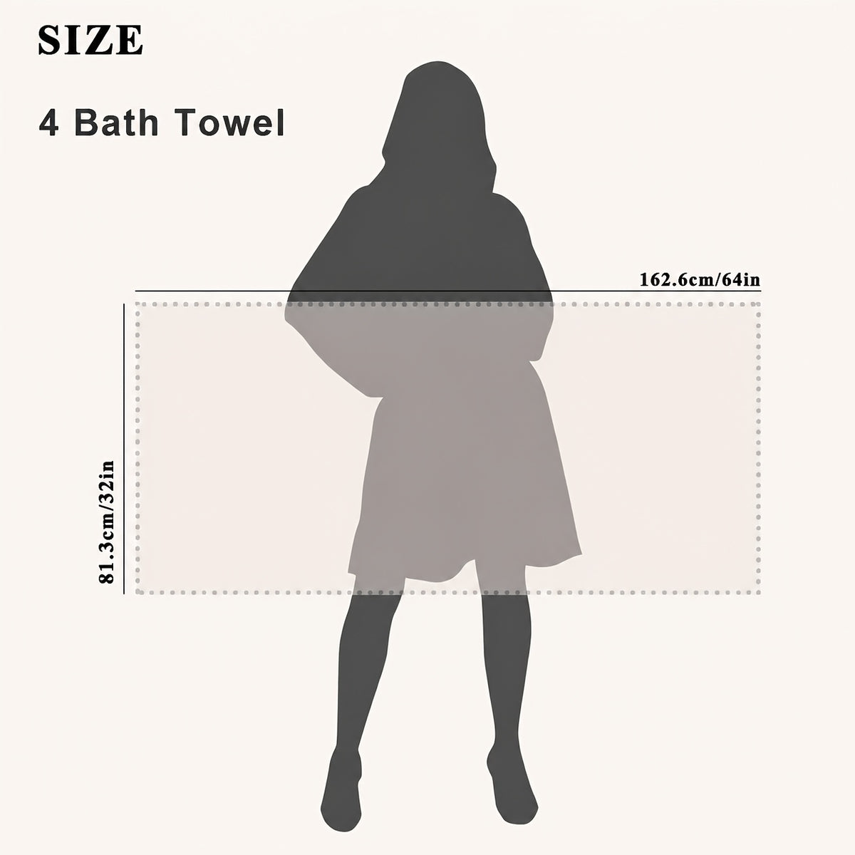 Oversized Bath Towel Set 4-Pack 800GSM Microfiber Extra Large 35"x70" – Ultra Soft Quick-Dry Spa-Grade Towels, Lint-Free, Machine Washable, Beige White Blue Gray for Home, Airbnb & Gifting