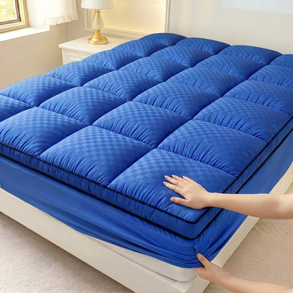 Cooling Mattress Protector Quilted Waterproof Deep Pocket Mattress Pad Cover Twin Full Queen King Cal King – Stretchy 8-21" Fitted Sheet Style