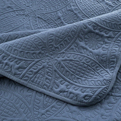 Lightweight Bedspread Coverlet All Season - Soft Breathable Quilted Coin Pattern Blanket for Bed, Non-Slip Reversible Bed Cover for Bedroom, Dorm & Guest Room - Twin Full Queen King, 6 Colors