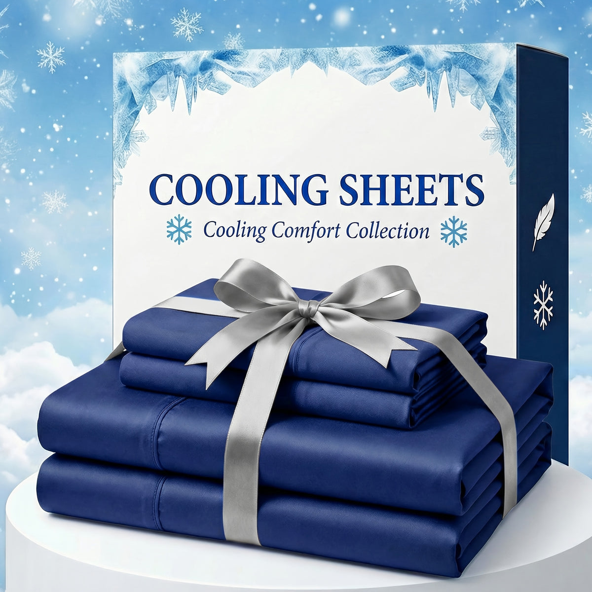 Bamboo Fiber Bed Sheet Set – Extra Deep Pocket Cooling Breathable Luxury Hotel Sheets Soft Wrinkle-Resistant Fitted Sheet Flat Sheet & Pillowcases Twin Full Queen King in 12 Colors