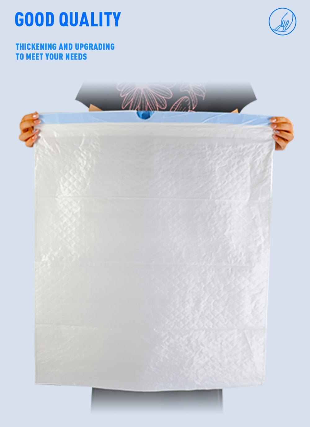 13 Gallon Trash Bags Drawstring – Odor Control Kitchen Garbage Bags with Lemon Mint Scent, Puncture & Tear Resistant, 33/78/150 Count Bulk Value Pack