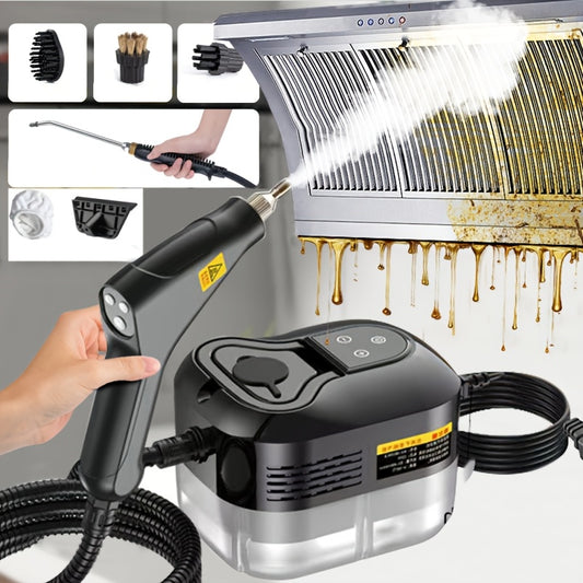 Handheld High Pressure Steam Cleaner – 35-Piece Accessory Set for Kitchen Grease Sofa Appliances, Portable Home Steam Cleaning Machine for Stove Oven Air Conditioner Washing Machine, Multiple Models
