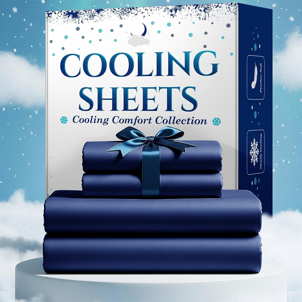 Bamboo Bed Sheet Set 3-4 Piece 4000TC Extra Deep Pocket 20 Inch Luxury Soft Cooling Sheets for Hot Sleepers Wrinkle Shrink Resistant Fitted Flat Sheet Pillowcases Twin Full Queen King 12 Colors