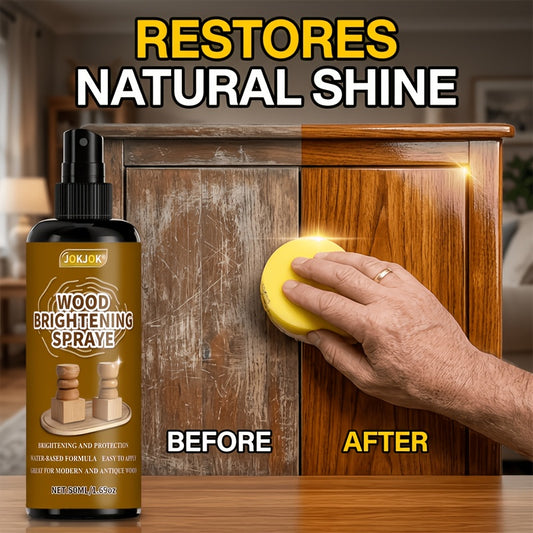 Hardwood Floor Cleaner Polish & Scratch Repair – Multi-Purpose Wood Furniture Restorer, Deep Shine for Floors Car Interiors & Wooden Surfaces, 50ML
