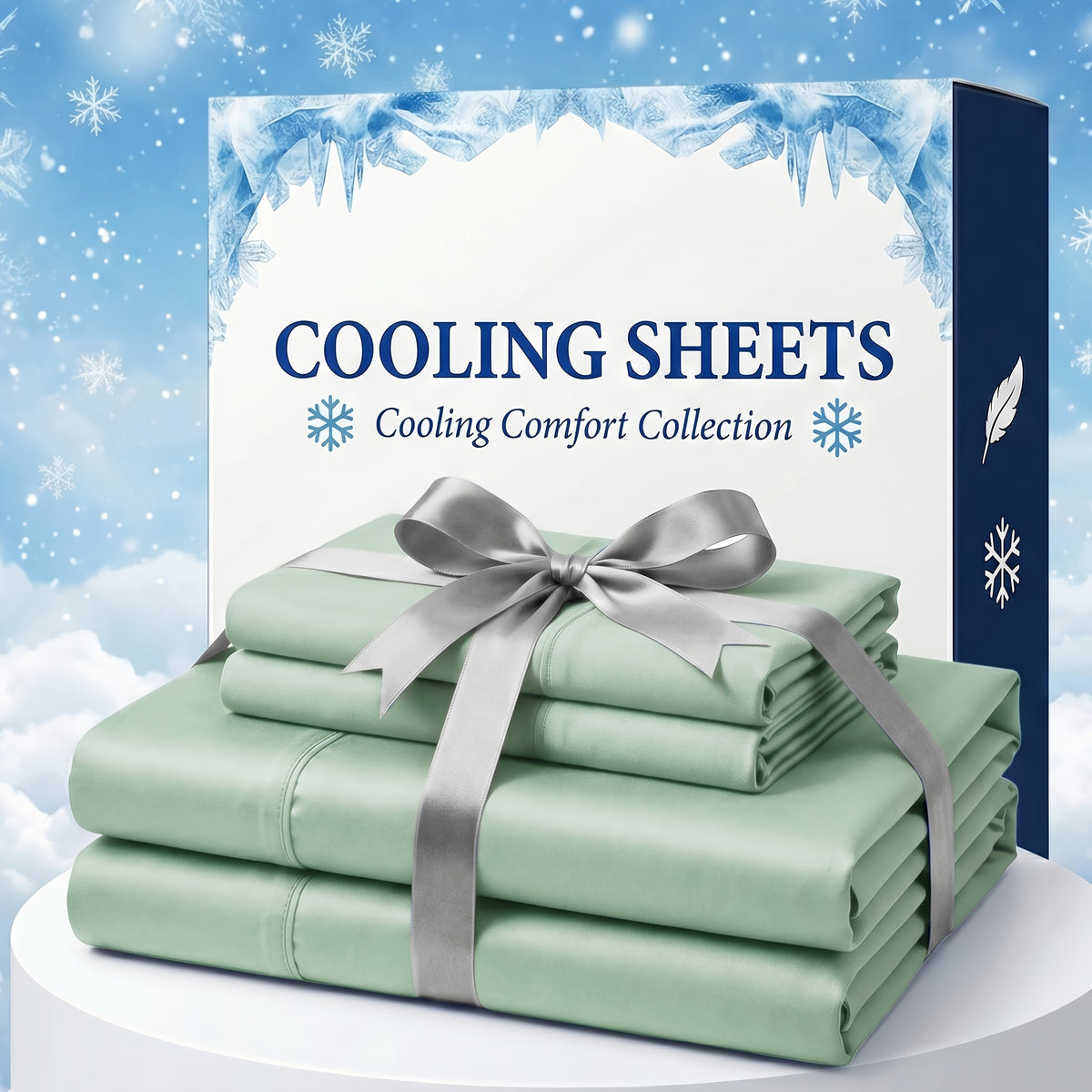 Bamboo Fiber Bed Sheet Set – Extra Deep Pocket Cooling Breathable Luxury Hotel Sheets Soft Wrinkle-Resistant Fitted Sheet Flat Sheet & Pillowcases Twin Full Queen King in 12 Colors