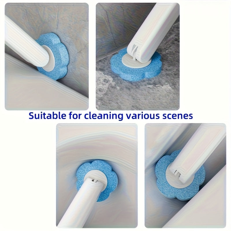 Disposable Toilet Brush Set with Stand & Replacement Heads – Bathroom Toilet Cleaning Brush Kit, 7-Piece or 19-Piece, Easy Install, Hygienic No-Touch Design