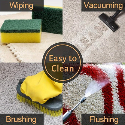 Non-Slip Kitchen Floor Mat with Thick Sponge Filling, 2D Print Anti-Fatigue Cushioned Rug for Kitchen Bathroom Laundry Room Entryway Corridor, Easy to Clean, Multiple Sizes Available