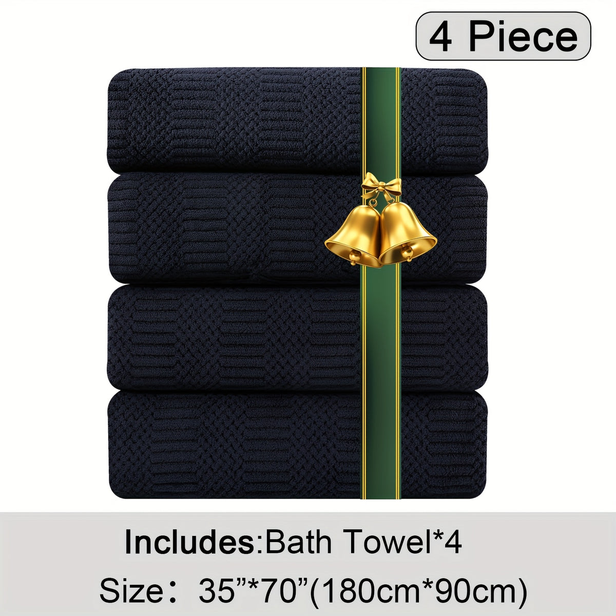 Oversized Bath Towel Set Microfiber XL – Super Absorbent Quick Dry Extra Large Bath Sheets for Family & Hotel, Soft Plush Shower Towels, 4-Piece & 8-Piece Sets, Multiple Colors & Patterns