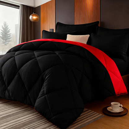 Bedding Comforter Set 30+ Colors All Season – Diamond Quilted Down Alternative Comforter with Pillowcases, Soft Lightweight Breathable Microfiber Fill, Twin Queen King, 2/3 Piece Bed Set for Bedroom Guest Room Dorm
