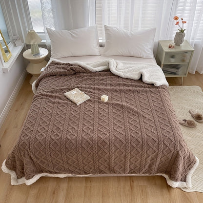 Soft Taffeta Throw Blanket Double-Sided for All Seasons, Lightweight Cozy Blanket for Bed Couch Sofa, Air Conditioning Blanket Machine Washable, Aesthetic Bedroom Blanket Gift in Beige Pink Green Gray Brown