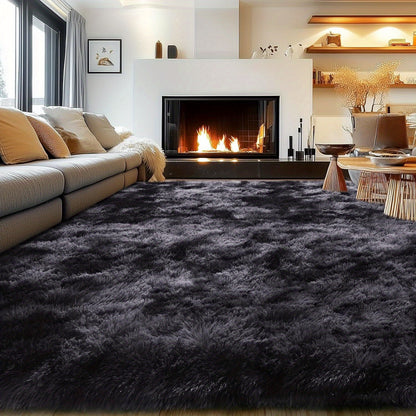 Large Area Rug 8x10 Feet Fluffy Shag Rug for Living Room Bedroom Non-Slip Soft Plush Fuzzy Carpet Modern Furry Floor Rug Home Decor