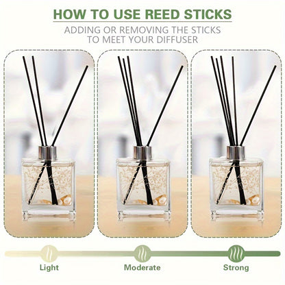 Reed Diffuser Set 4oz - Home Fragrance Aromatherapy Sticks for Bedroom Living Room Bathroom Office, Long Lasting Scent, Air Freshener Decor Gift