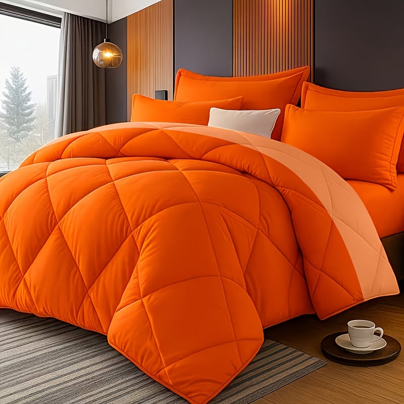 Bedding Comforter Set 30+ Colors All Season – Diamond Quilted Down Alternative Comforter with Pillowcases, Soft Lightweight Breathable Microfiber Fill, Twin Queen King, 2/3 Piece Bed Set for Bedroom Guest Room Dorm