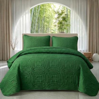 Duvet Cover Set 2/3 Piece Coin Pattern – Soft Skin-Friendly Hypoallergenic Machine Washable Quilt Cover with Pillowcases, Twin Full Queen King, 12 Colors Solid & Plaid Minimalist Bedroom Bedding