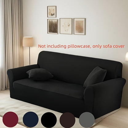 Sofa Cover Elastic Non-Slip Stretch Couch Slipcover for 1 2 3 4 Seater – Cat Scratch Resistant, Breathable Fabric, Fits Living Room, Bedroom & Office – Grey, Black, Red, Navy, Coffee