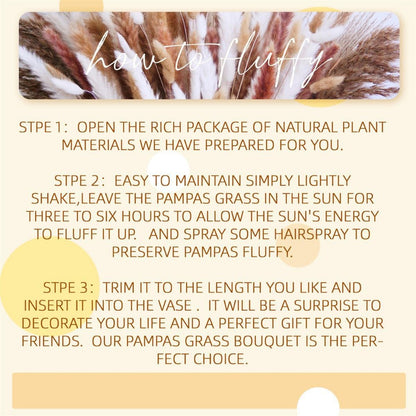 Artificial Pampas Grass & Rabbit Tail Grass Bouquet Set 118pcs – Multicolor Boho Faux Dried Flowers for Home Decor, Weddings, Vase Arrangements & Seasonal Celebrations