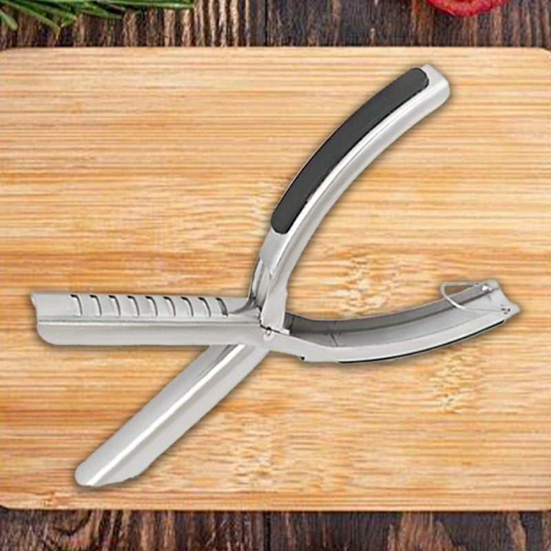 BBQ Rib Membrane Remover Tool – 316 Food-Grade Stainless Steel Rib Peeler with Ergonomic Handle, Manual Rib Membrane Removal for Home Cooks & Professional Chefs, Durable Kitchen BBQ Gadget