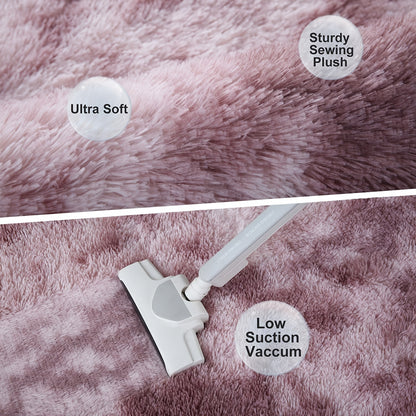 Ultra Soft Plush Tie Dye Area Rug for Living Room & Bedroom – Thick Fluffy Non-Slip Floor Mat, Easy Care, Perfect for Sofa, Coffee Table & Home Decor