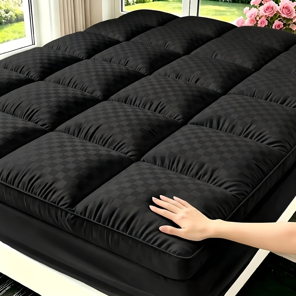 Mattress Topper Quilted Pillow Top Mattress Pad Cover, Fitted Mattress Protector 8-21" Deep Pocket Cooling, Twin Full Queen King for Hot Sleepers All Season