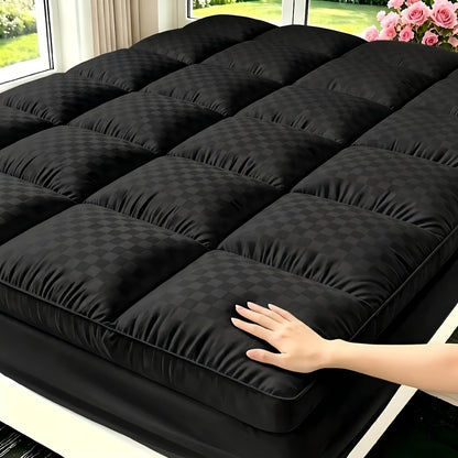 Mattress Topper Quilted Pillow Top Mattress Pad Cover, Fitted Mattress Protector 8-21" Deep Pocket Cooling, Twin Full Queen King for Hot Sleepers All Season