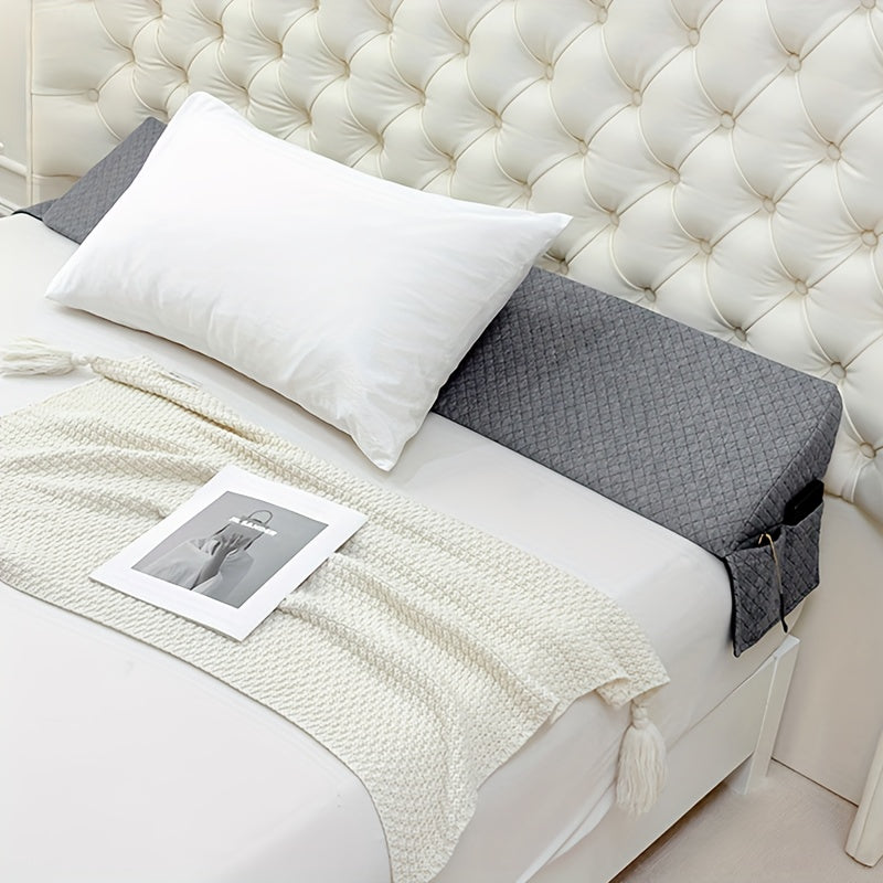 Bed Gap Filler Mattress Wedge Pillow for Headboard - Close 0-7" Gap Between Mattress and Wall, Bed Wedge Backrest Support Pillow Twin Full Queen King 8 Colors
