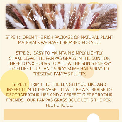 Artificial Pampas Grass & Rabbit Tail Grass Bouquet Set 118pcs – Multicolor Boho Faux Dried Flowers for Home Decor, Weddings, Vase Arrangements & Seasonal Celebrations
